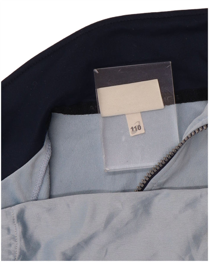 ASICS Drenge træningsdragt topjakke 5-6 år Blå Colourblock