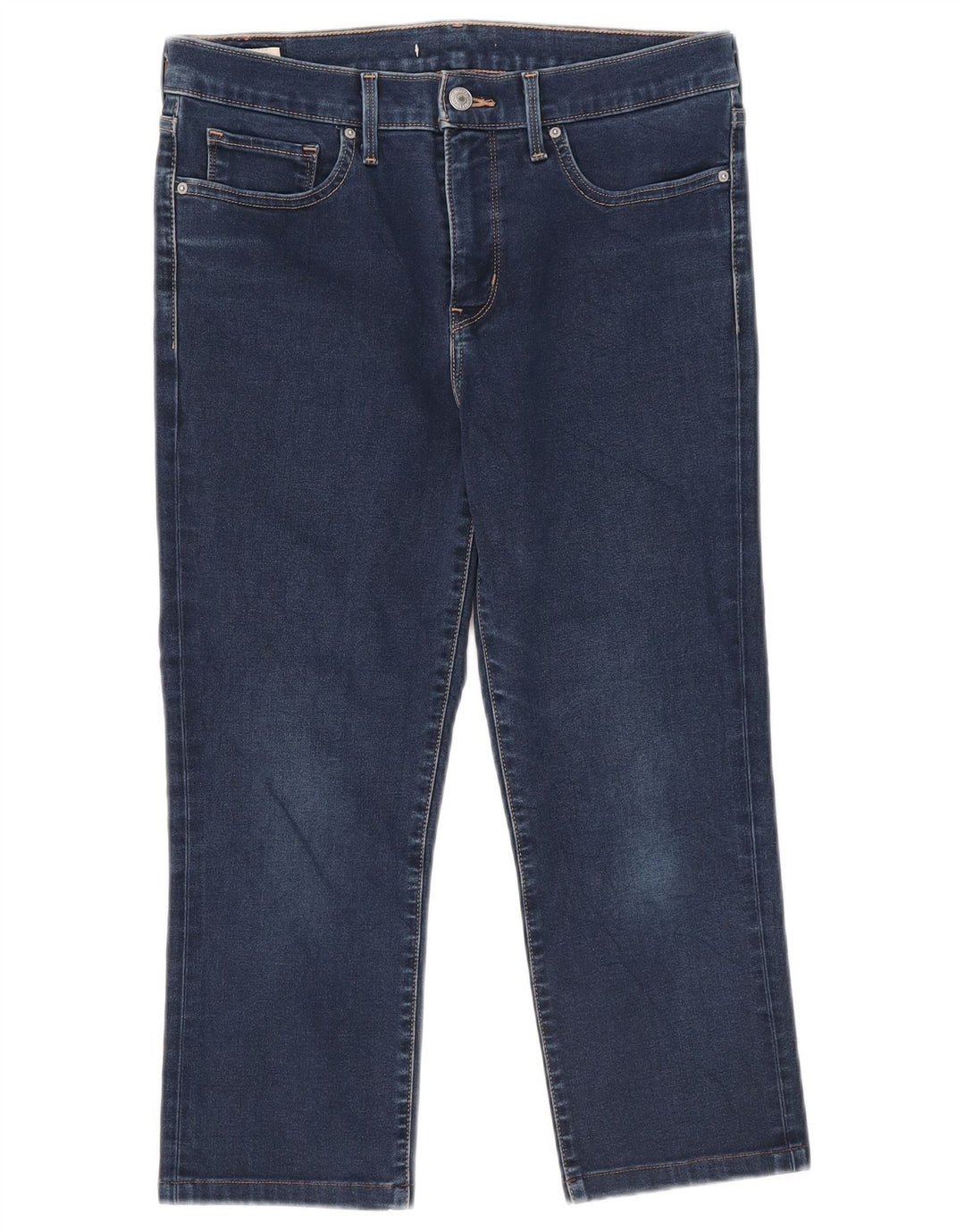 Levi's Dame Capri Jeans W30 L21 Blå Bomuld