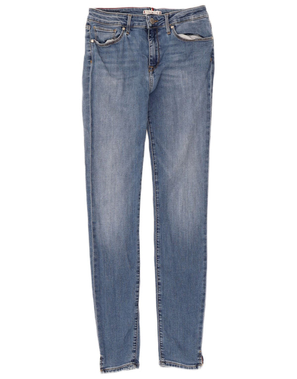 TOMMY HILFIGER Dame Como Skinny Jeans W28 L29 Blå Bomuld