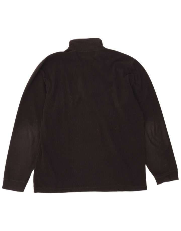 Champion herre lynlås-hals fleece jumper stor sort polyester