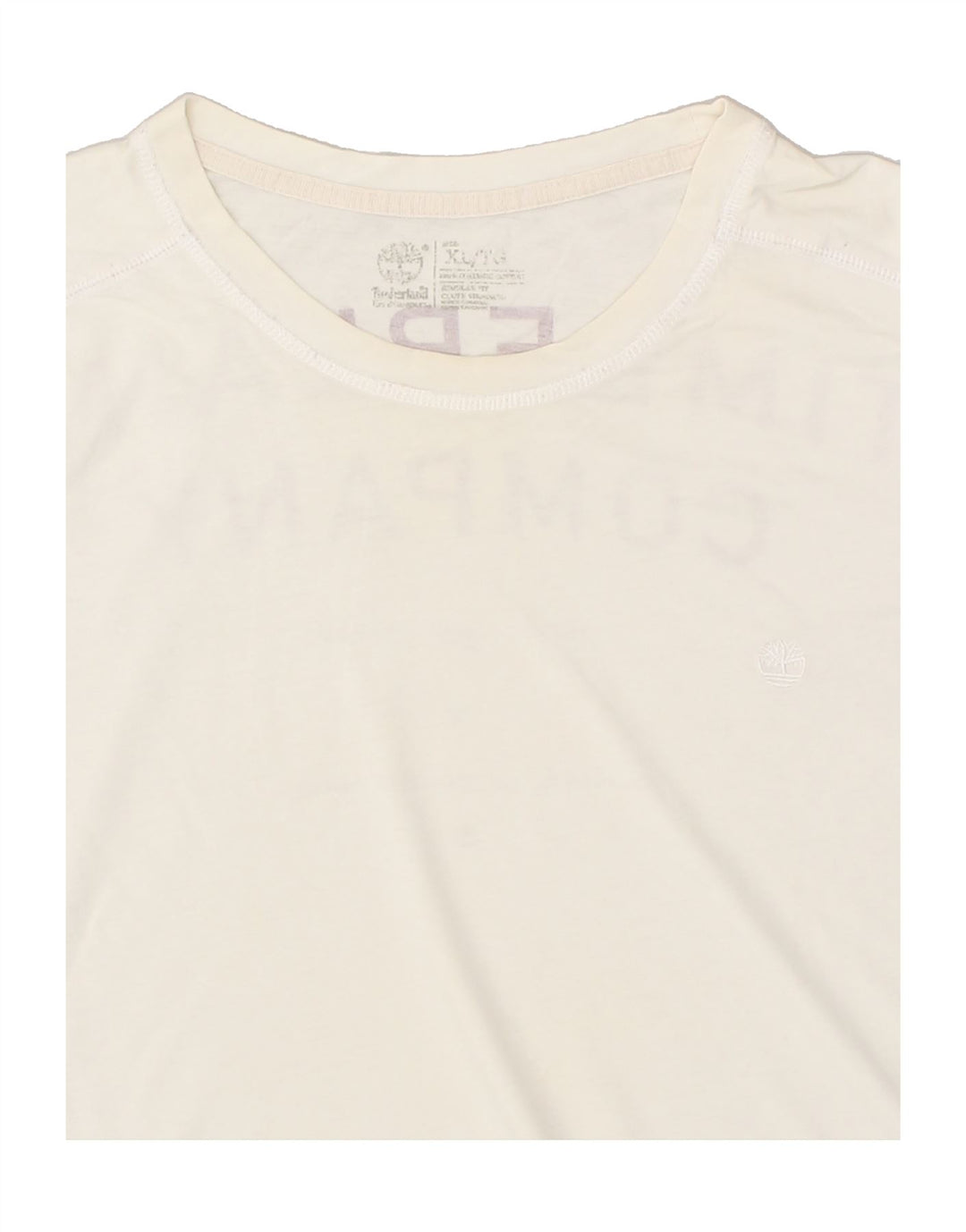TIMBERLAND Mens Graphic T-Shirt Top XL White | Vintage Timberland | Thrift | Second-Hand Timberland | Used Clothing | Messina Hembry 