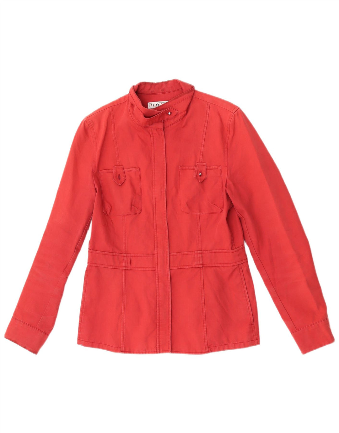 Ny Penny Womens Utility Jacket UK 10 Lille rød bomuld