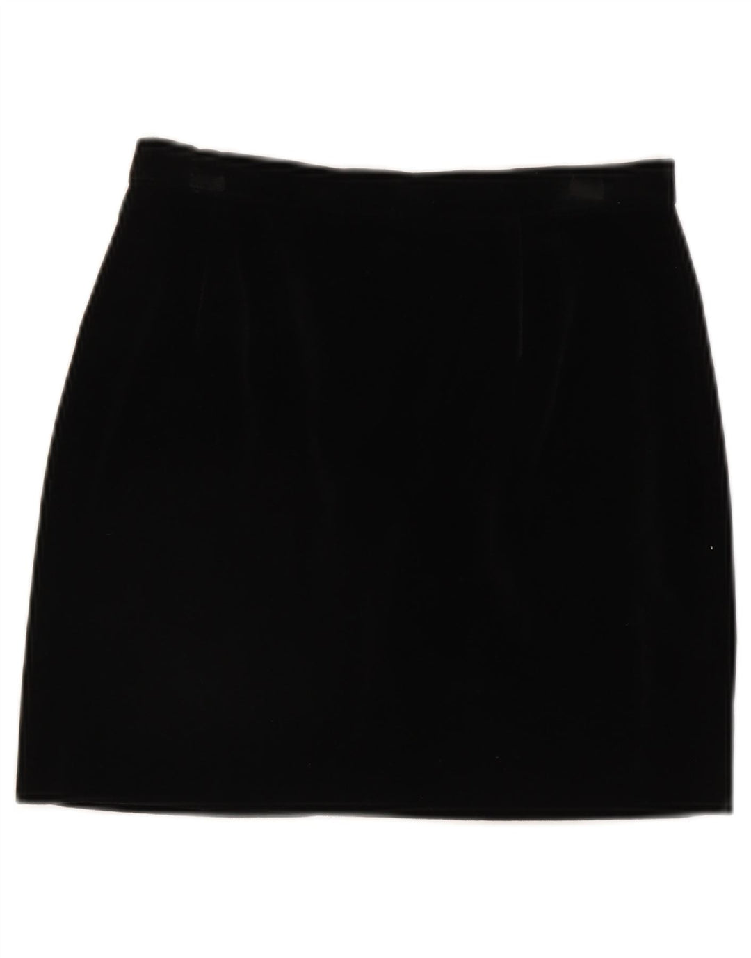 Elizabeth Ascot Womens Velvet Mini Skirt IT 42 Medium W28 Sort