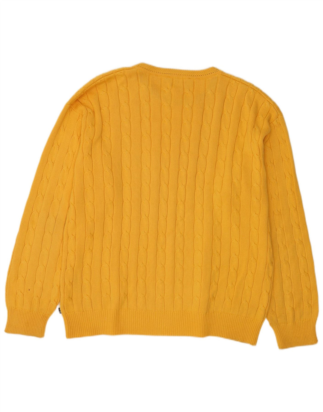 Daniel Hechter Herre Crew Neck Jumper Sweater IT 54 XL Gul Bomuld