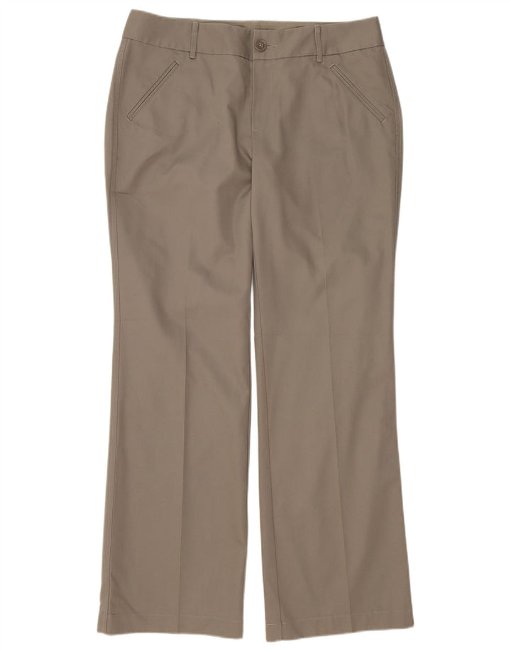 EDDIE BAUER Dame Blakely Fit Casual Bukser US 12 Large W34 L34 Grå