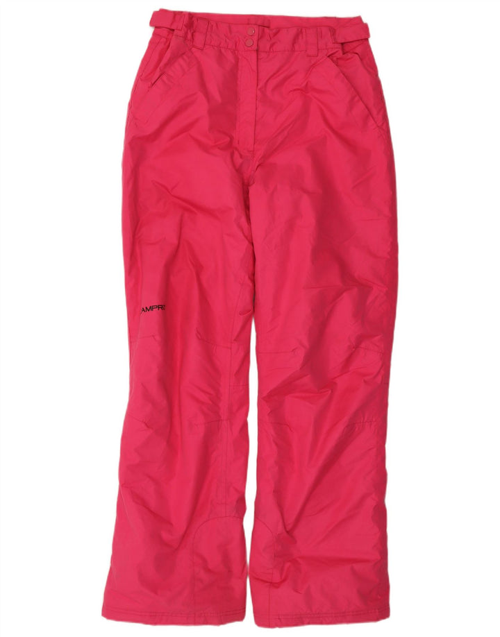 CAMPRI Dame højtaljede skibukser UK 12 Medium Pink Polyester