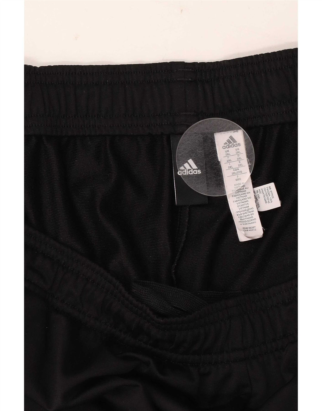 Adidas Træningsdragt bukser til mænd 2XL sort polyester