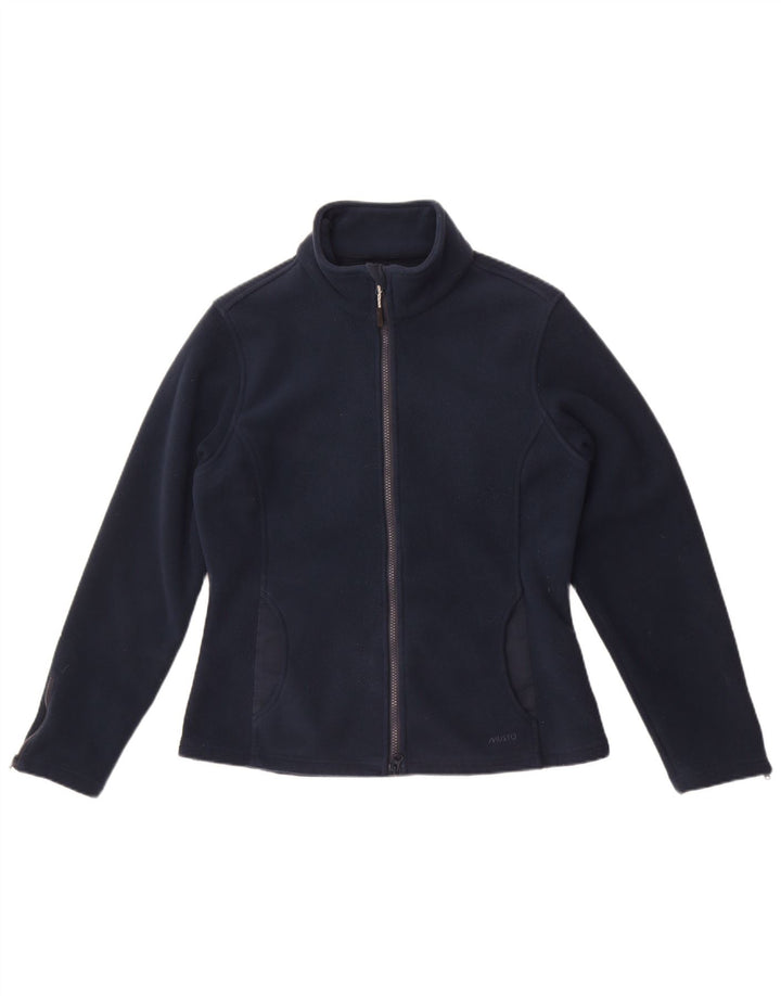 Musto Dame Fleecejakke UK 14 Large Navy Blue Polyester