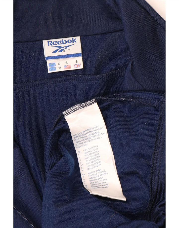 REEBOK Herre Loose Fit træningsdragt Top jakke Lille marineblå polyester