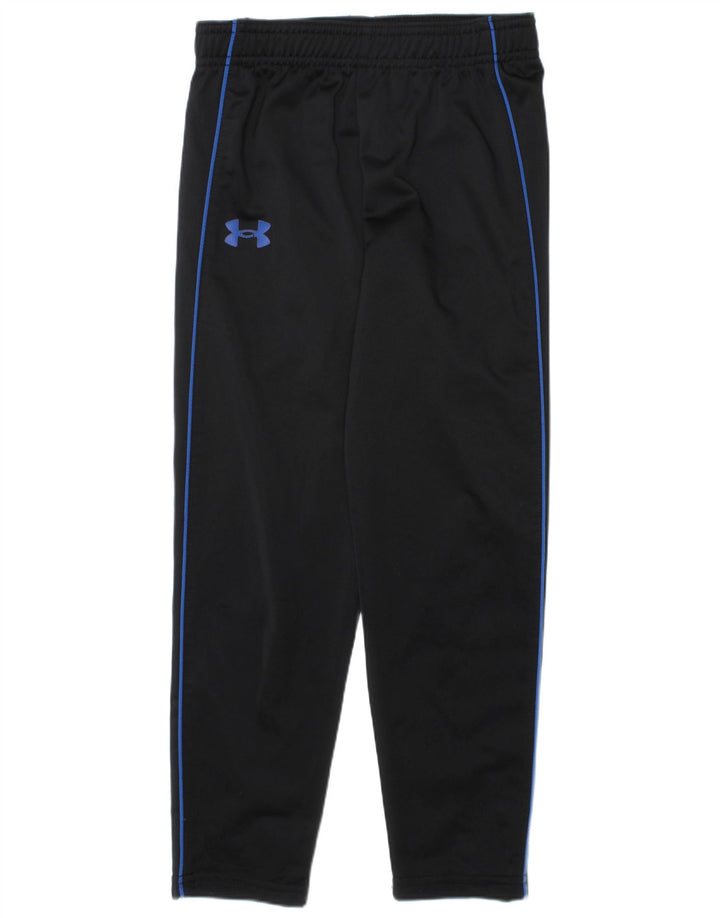 UNDER ARMOUR Boys Tracksuit Trousers 6-7 Years  Black