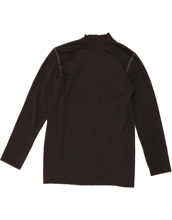 NEW BALANCE Boys Top Long Sleeve 10-11 Years Medium Black Polyester Vintage New Balance and Second-Hand New Balance from Messina Hembry 