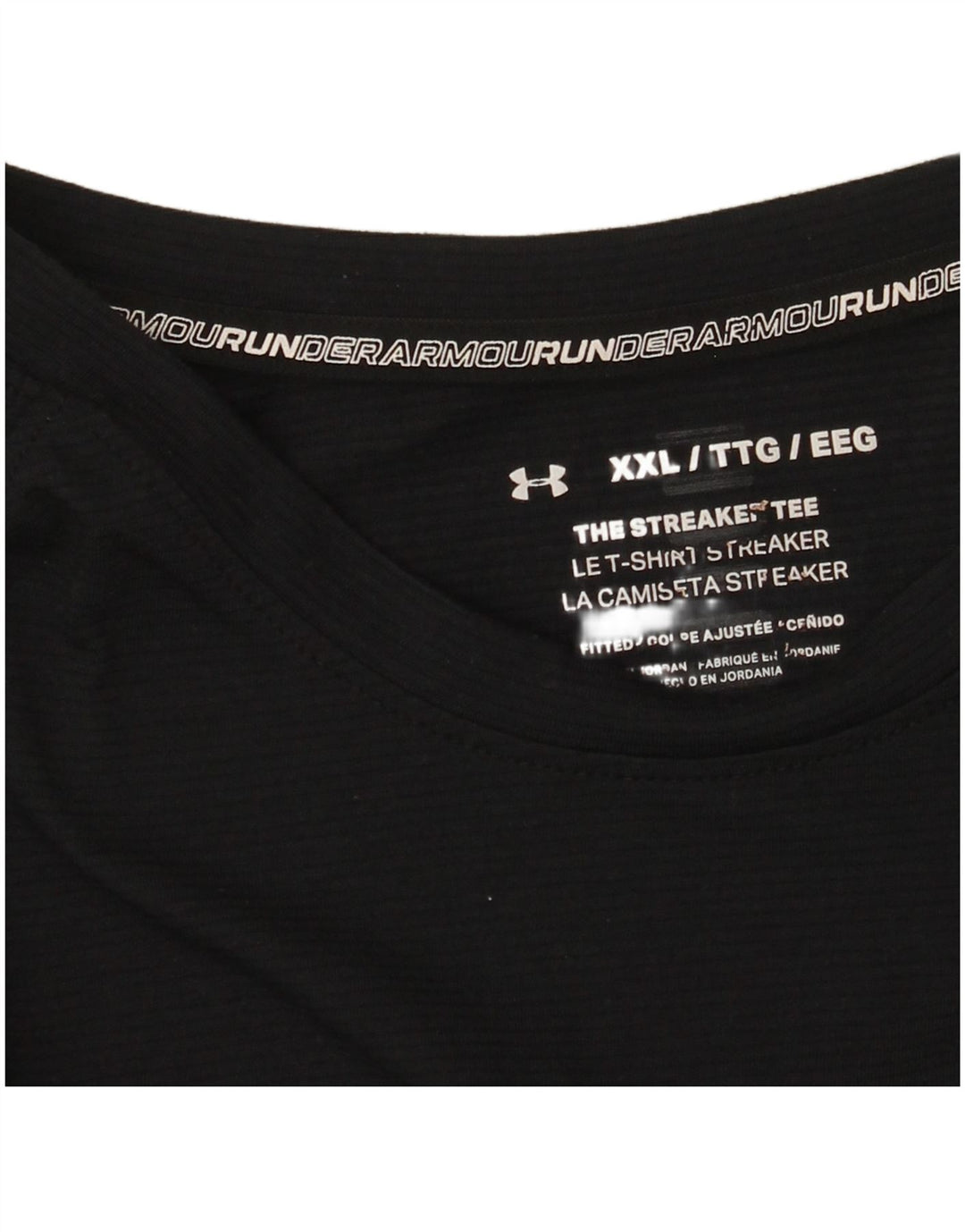 Under Armour Herre T-Shirt Top 2XL Sort