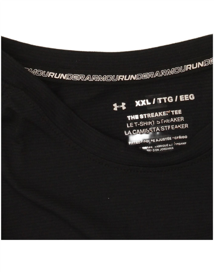 Under Armour Herre T-Shirt Top 2XL Sort