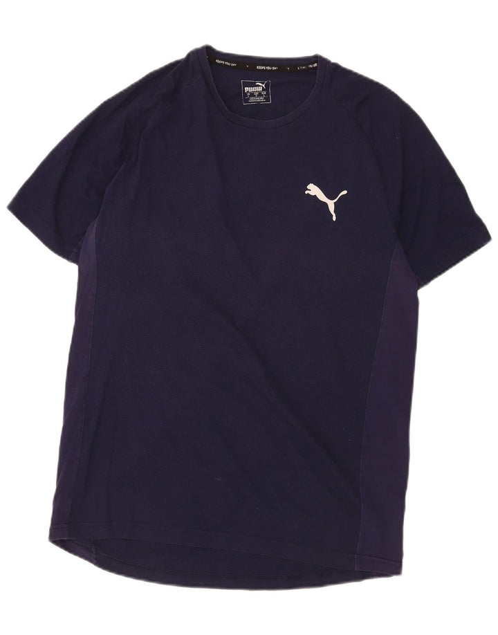 Puma Herre T-Shirt Top Stor Marineblå