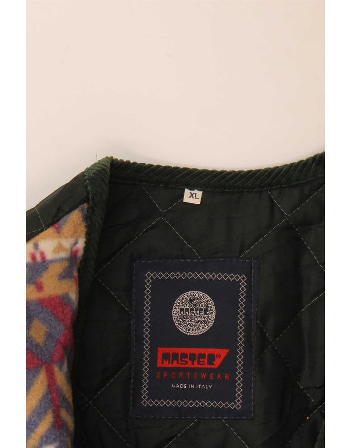 Master Herre Fleece Gilet UK 42 XL Multicolored Fair Isle