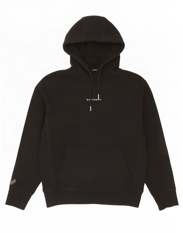 Superdry Herre hættetrøje Jumper Medium Sort Bomuld