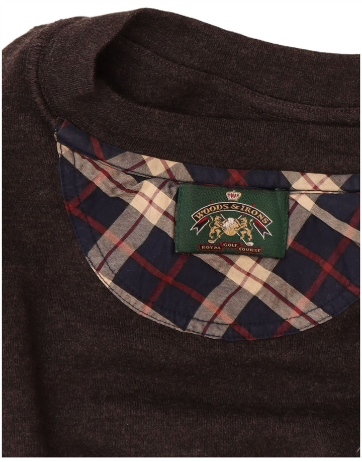 WOODS & IRONS Sweatshirt til mænd XL Brun