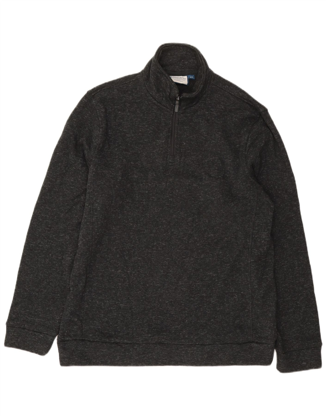 Mountain Warehouse Herre Zip Neck Sweatshirt Jumper XL Grå Flecked