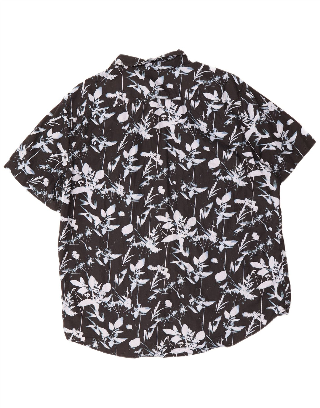 LEVI'S Herre Standard Kortærmet Skjorte XL Sort Blomsterbomuld