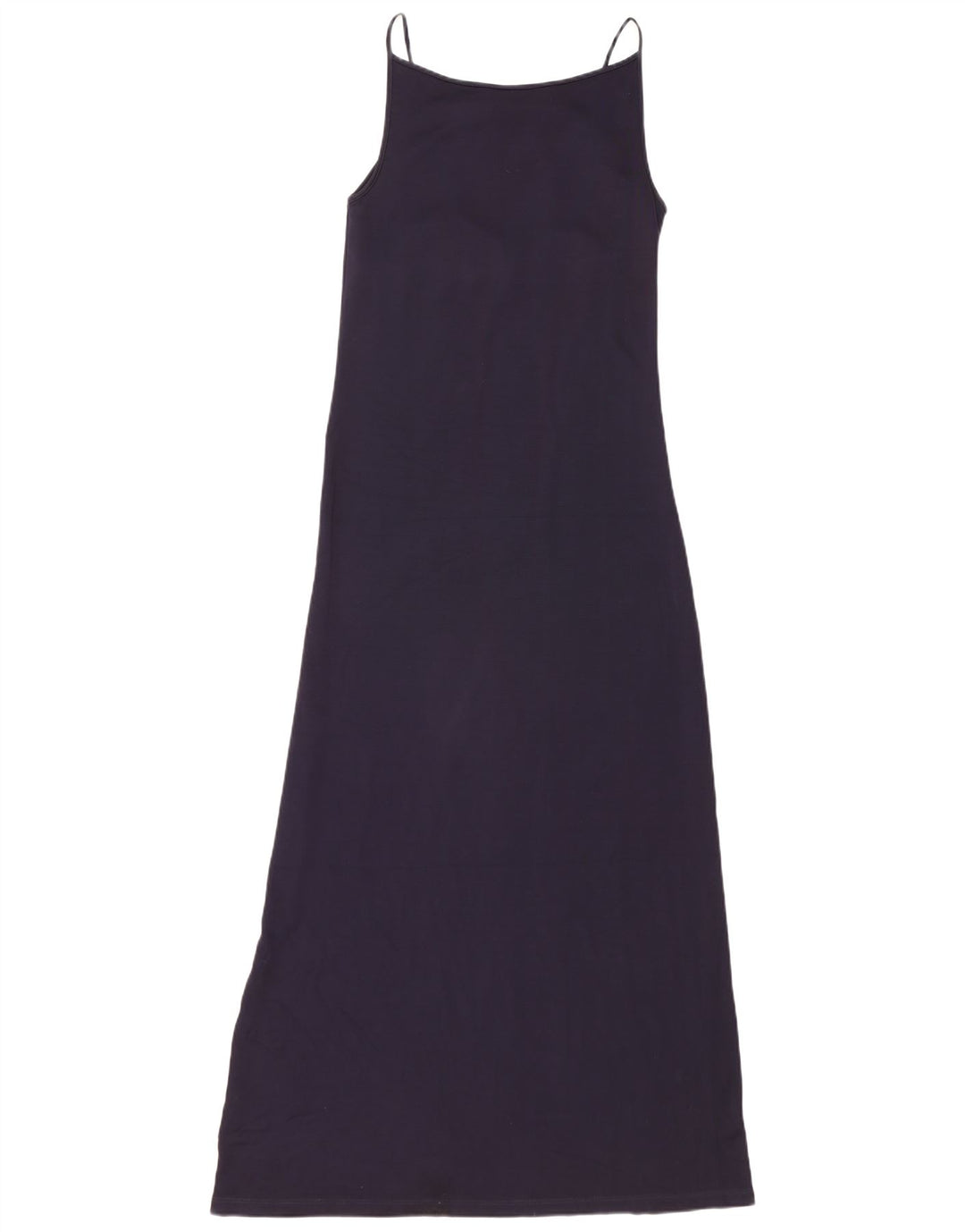 Max Mara Dame Maxi Sundress UK 12 Medium Navy Blue Viscose