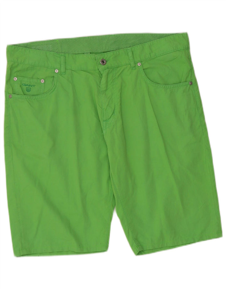 GANT Tyler Regular Fit Casual Shorts til mænd W36 Large Green Bomuld