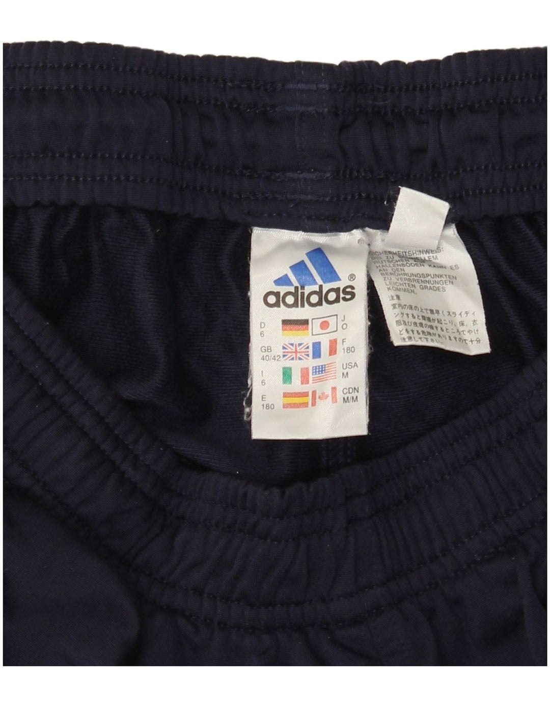 ADIDAS Træningsdragtsbukser til mænd UK 40/42 Medium Navy Blue Polyester
