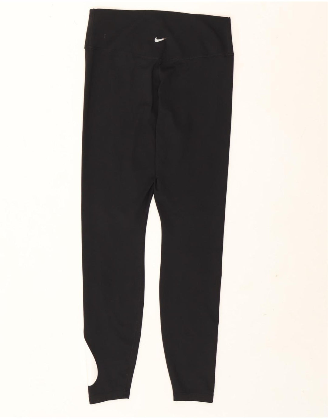 Nike Dame Dri Fit Grafiske Leggings UK 12 Medium Sort Polyester