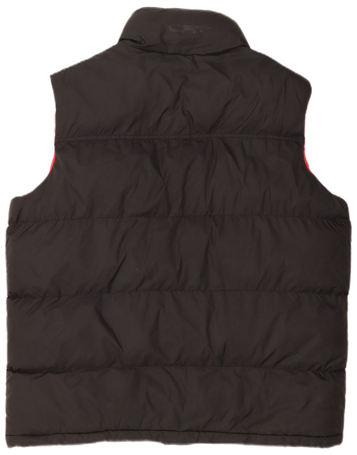 Caterpillar Herre Polstret Gilet UK 44 2XL Sort Nylon