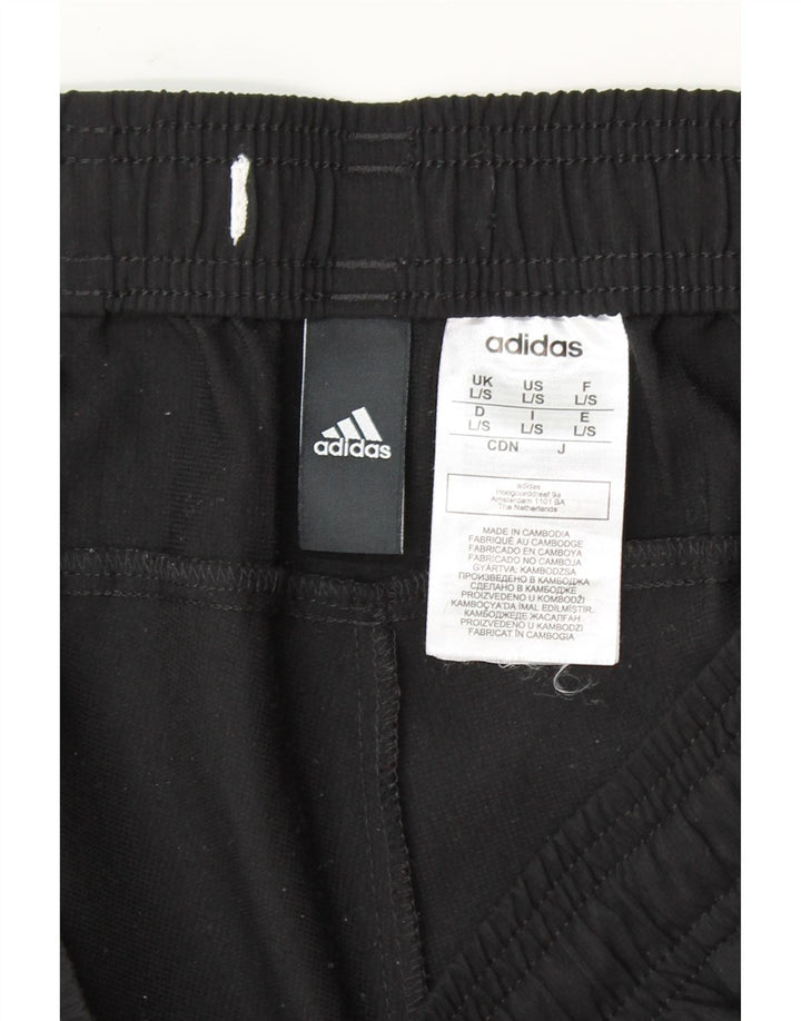 ADIDAS Mens Tracksuit Trousers Large  Black Polyester Vintage Adidas and Second-Hand Adidas from Messina Hembry 