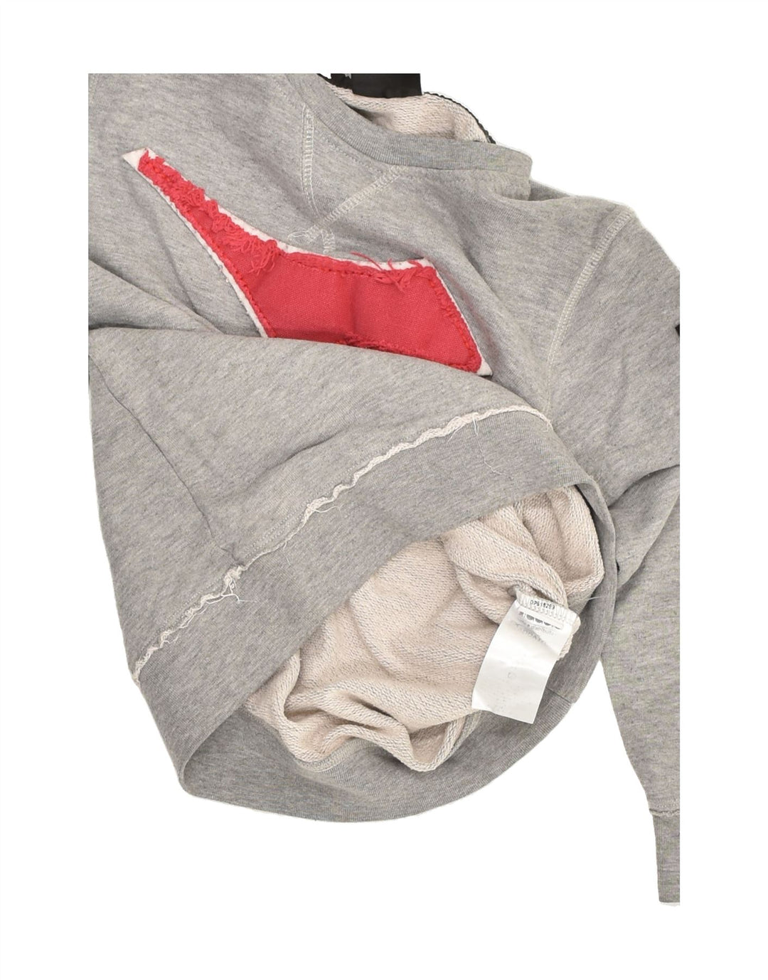 DIADORA Girls Graphic Sweatshirt Jumper 7-8 Years Grey | Vintage Diadora | Thrift | Second-Hand Diadora | Used Clothing | Messina Hembry 