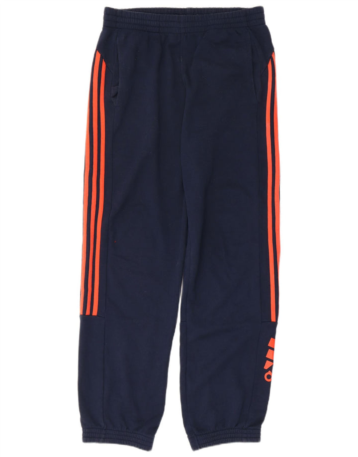 Adidas Herre grafisk træningsdragt Bukser Joggers Medium Navy Blue Bomuld