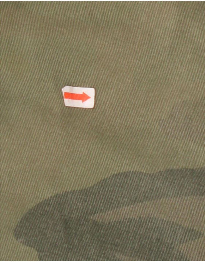 NAUTICA Herre Cargo Shorts W33 Mellemgrøn Camouflage Bomuld