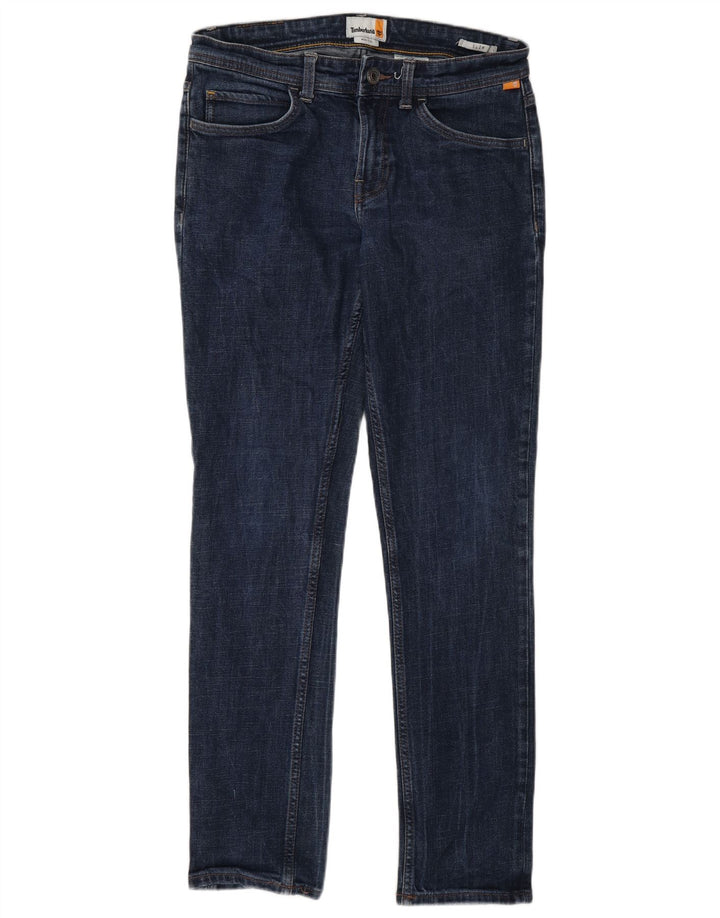 Timberland Slim Jeans til mænd W30 L32 Marineblå bomuld