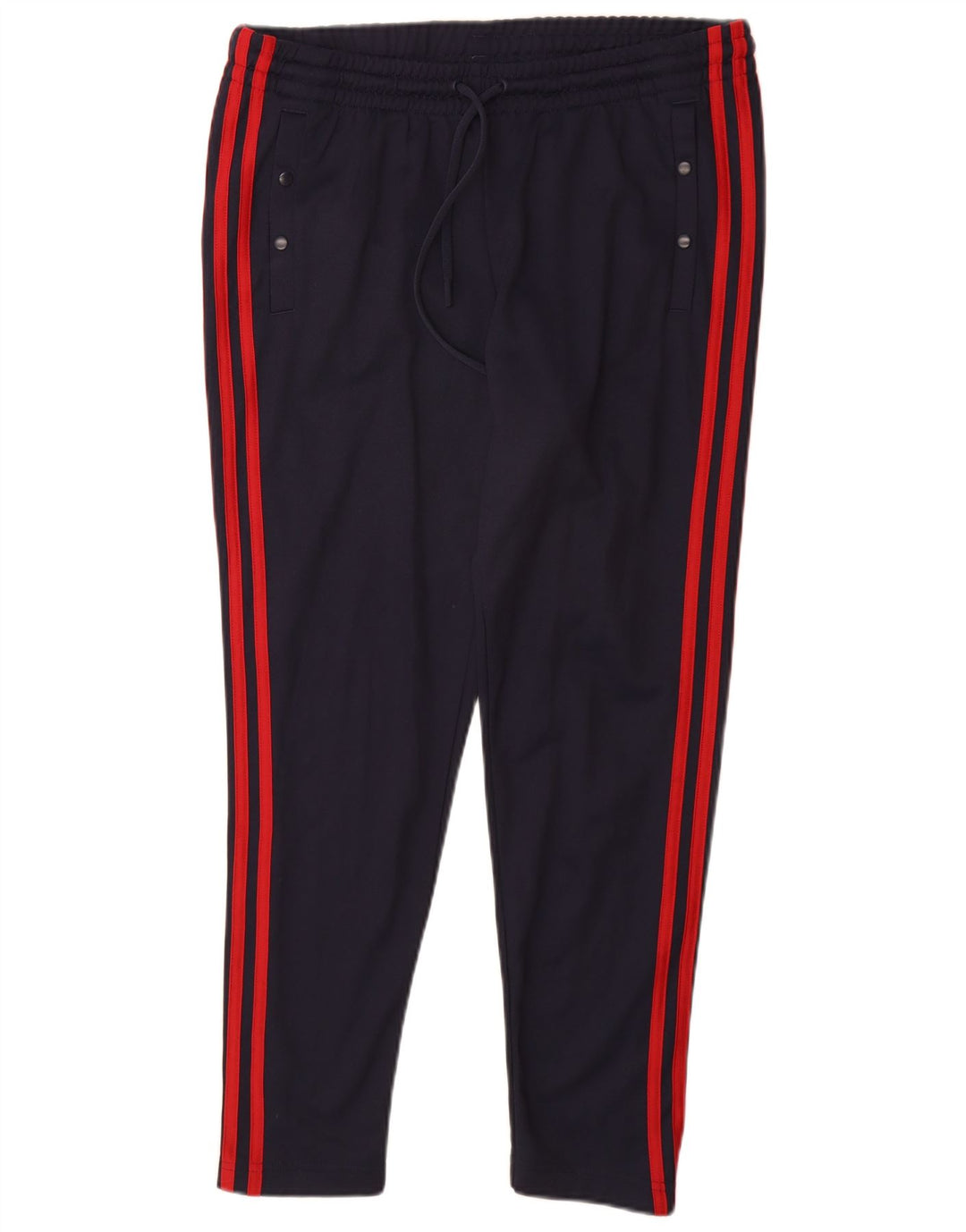Adidas træningsdragt bukser til kvinder UK 12/14 Medium Navy Blue Polyester