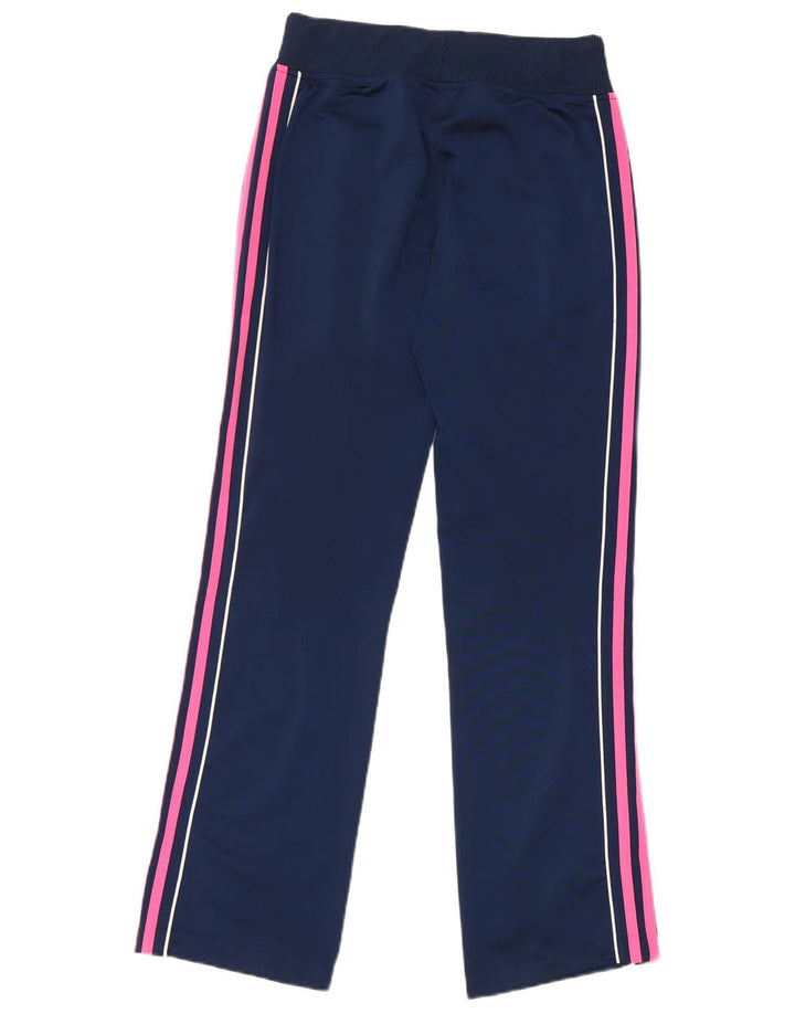 Adidas Dame træningsdragt Bukser UK 8 Small Navy Blue Polyester