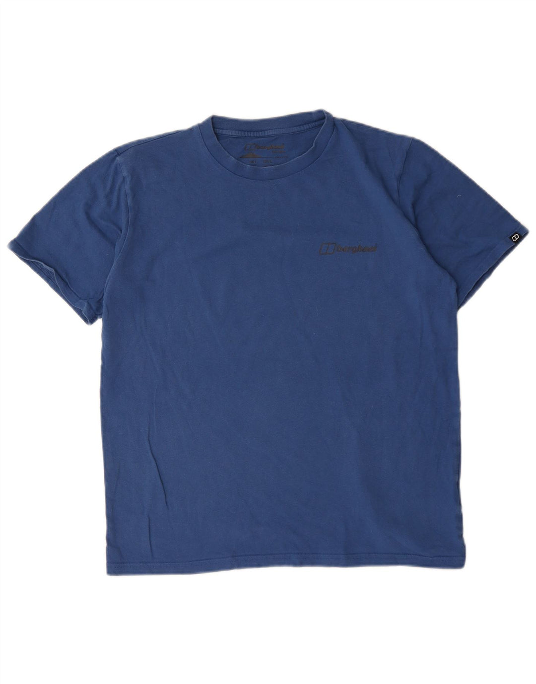 Berghaus Herre T-Shirt Top Large Blå Bomuld