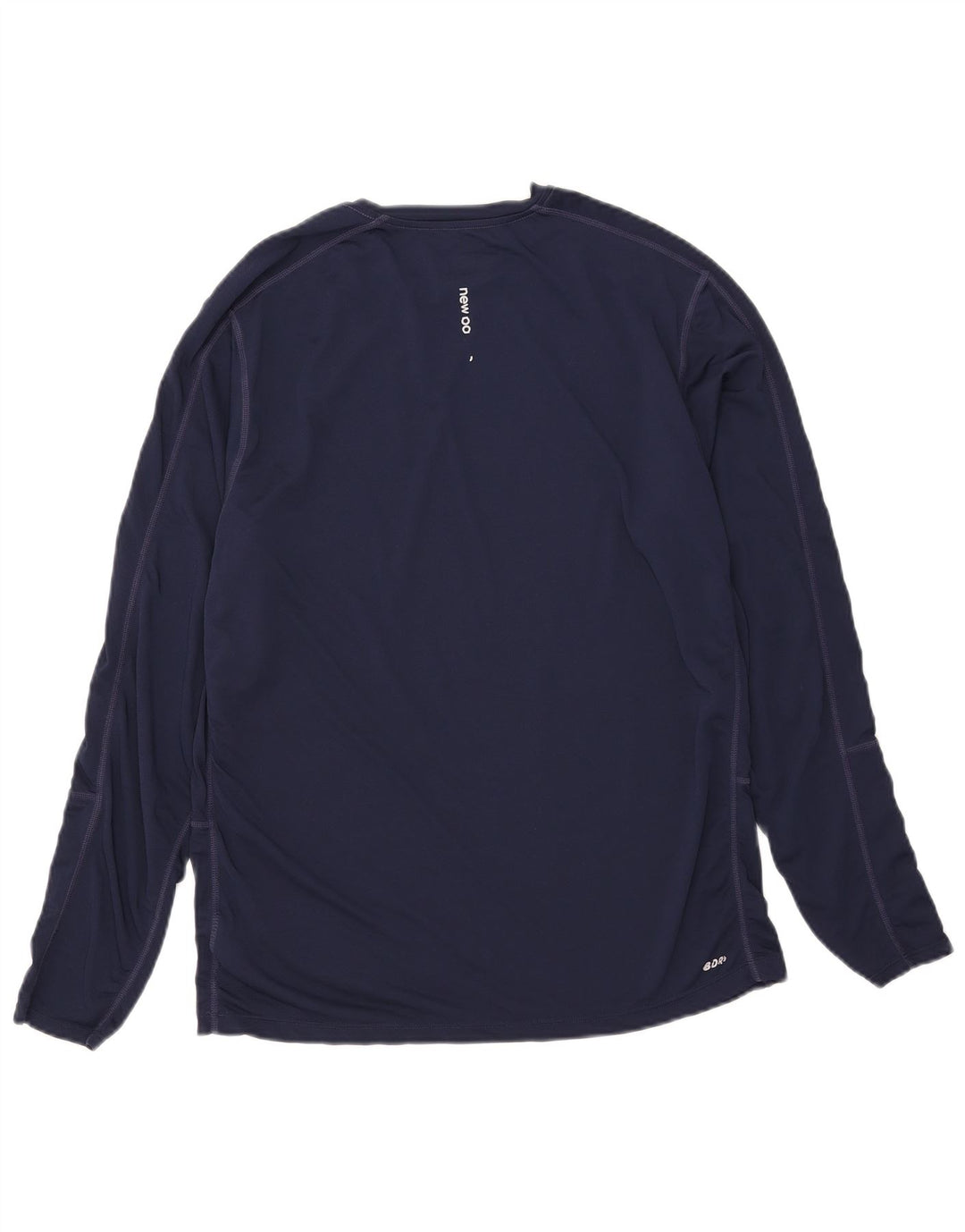 New Balance Herre grafisk top langærmet stor marineblå polyester