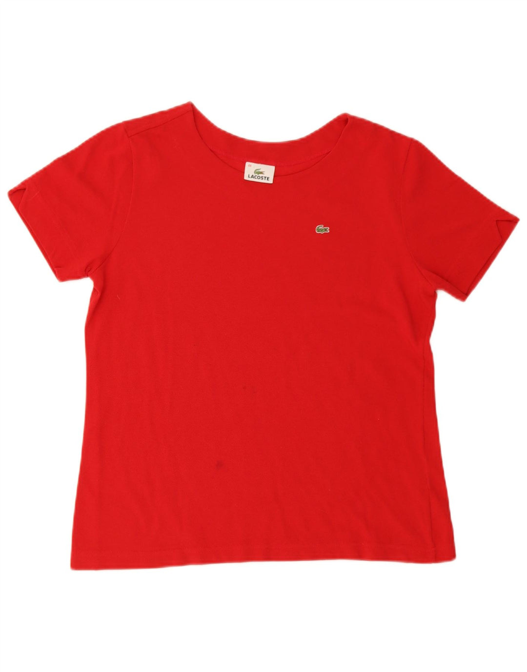LACOSTE T-shirt top til kvinder Str. 44 Large Rød