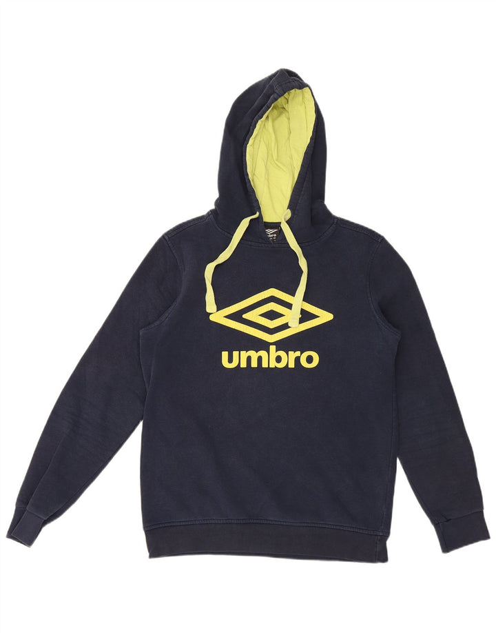 Umbro Herre Grafisk Hættetrøje Jumper Medium Navyblå Bomuld