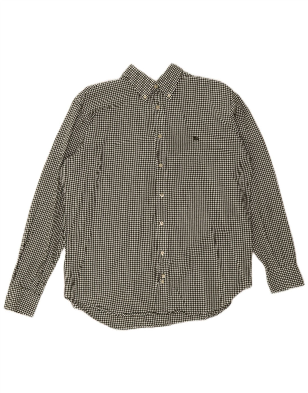 Burberry Herreskjorte Stor Grøn Gingham