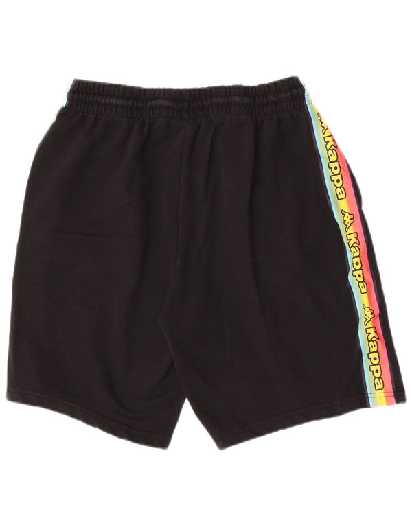 Kappa Herre grafiske sportsshorts Stor sort Colourblock Bomuld