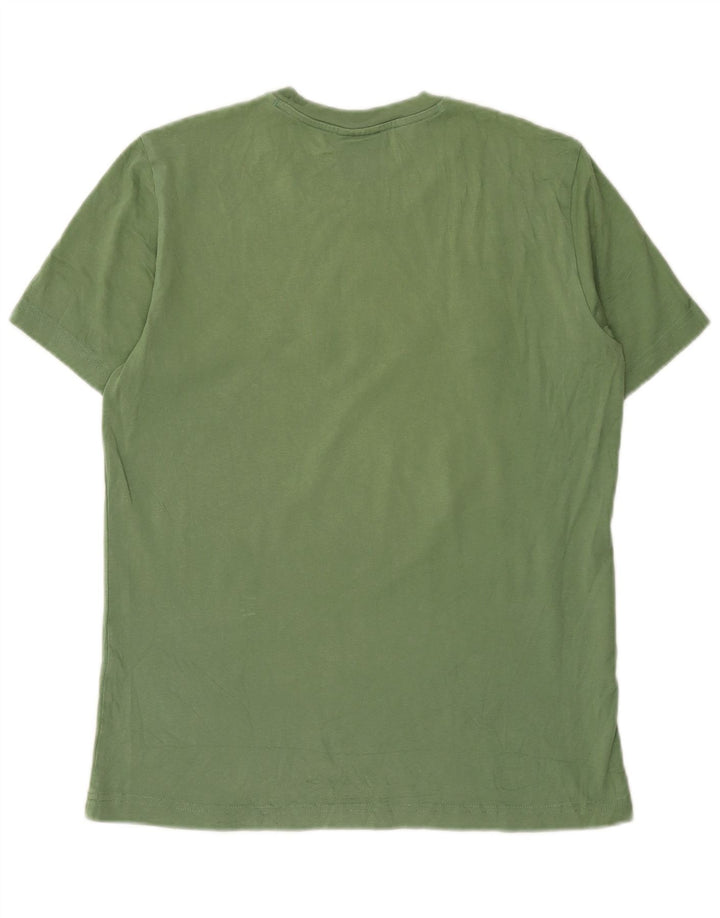 Champion Herre Grafisk T-Shirt Top XS Grøn
