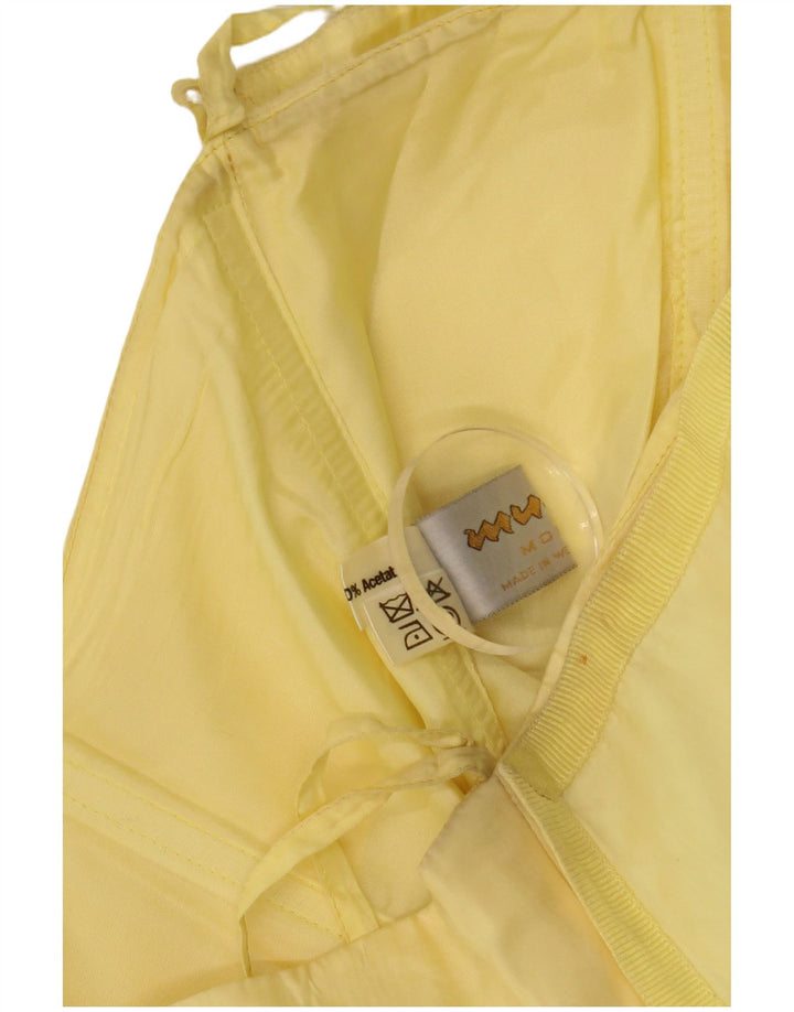 Murek Dame Asymmetrisk Stropløs Kjole EU 38 Medium Yellow Acetate