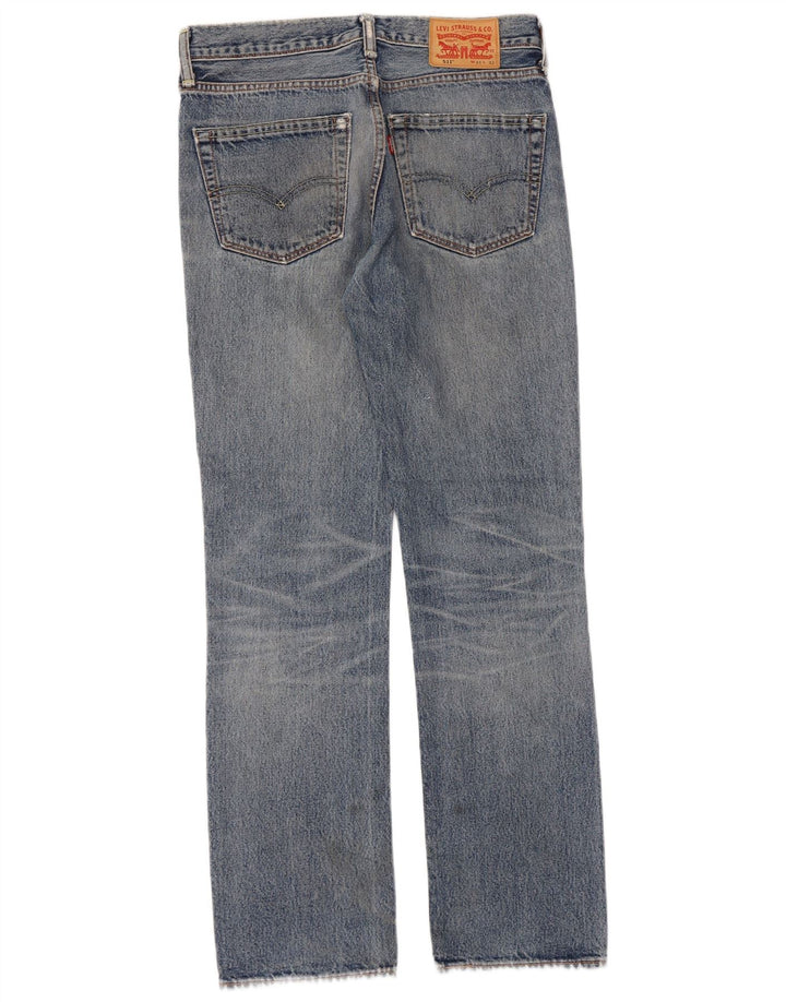 Levi's Herre 511 Slim Jeans W31 L32 Blå Bomuld