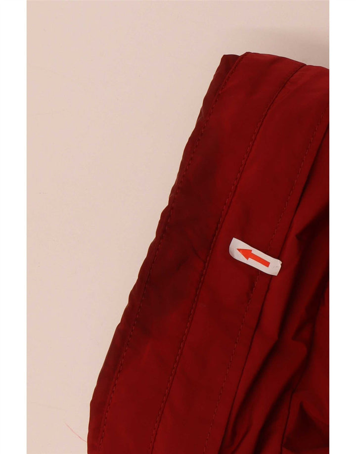 Zara Herre hættepolstret jakke UK 44 2XL Rød Polyester