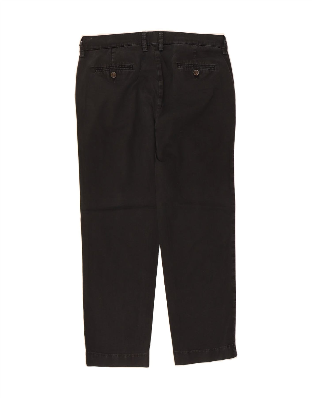 FAY Womens Straight Chino Trousers W30 L26 Black Cotton Vintage Fay and Second-Hand Fay from Messina Hembry 