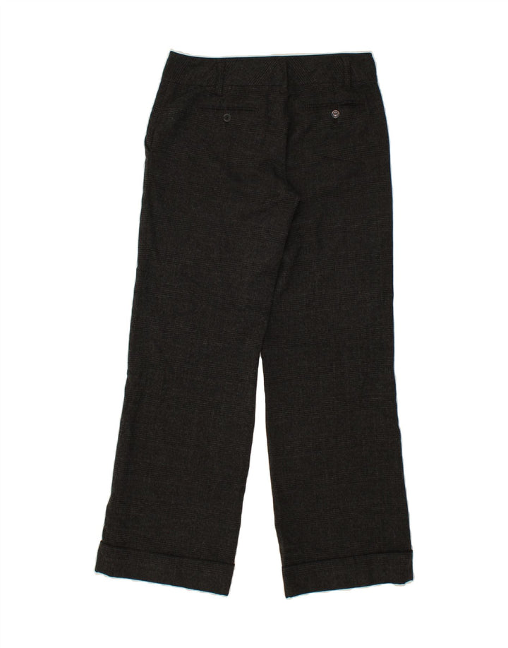 MICHAEL KORS Womens Straight Chino Trousers US 6 Medium W28 L31 Grey Check Vintage Michael Kors and Second-Hand Michael Kors from Messina Hembry 
