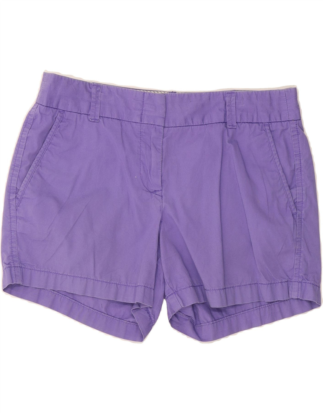 J. CREW Womens Chino Shorts US 6 Medium W32 Purple Cotton Vintage J. Crew and Second-Hand J. Crew from Messina Hembry 