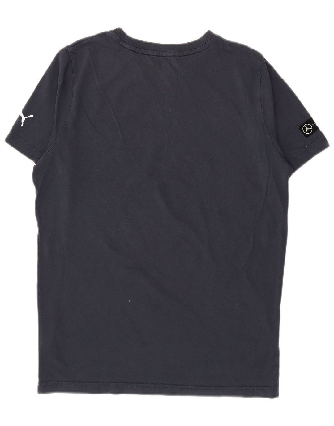 Puma Herre grafisk T-shirt top lille marineblå bomuld