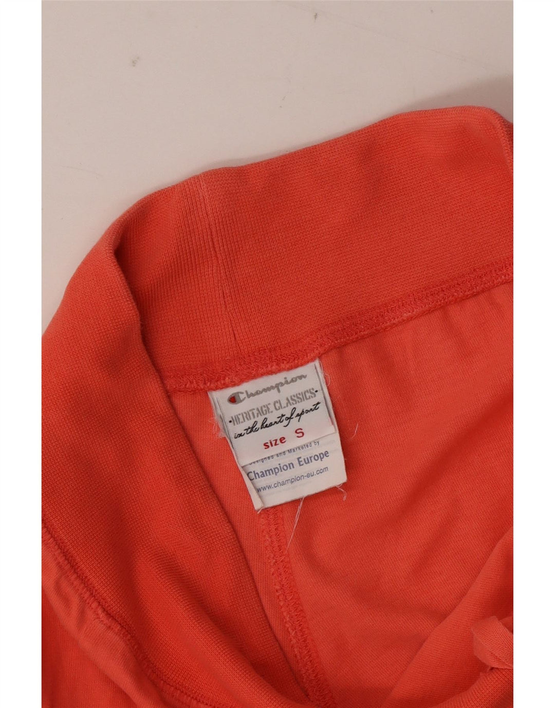 Champion Womens Heritage Classics Træningsdragt Bukser UK 8 Small Orange